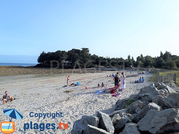 Rochers sur la plage de Beg Lann - Sarzeau