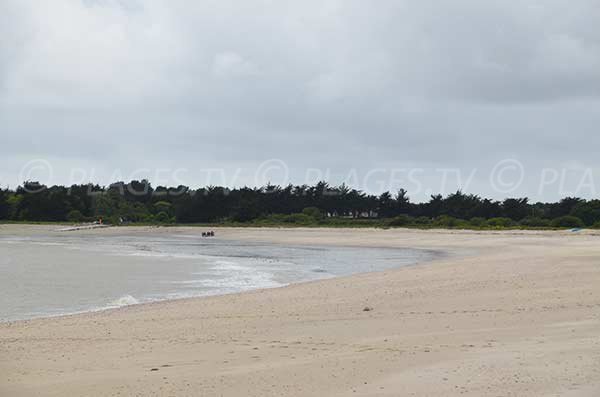 Photo de la plage de Beg Lann à Sarzeau