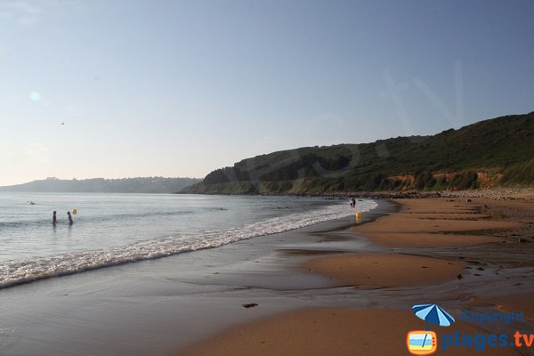 Beach in Lannion in France