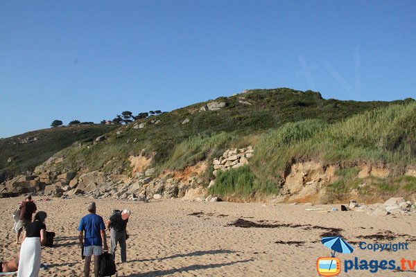 Environnement de la crique de Maez-an-Aod à Lannion