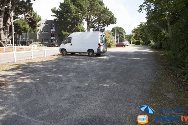 Parking de la plage de Beg Rohu