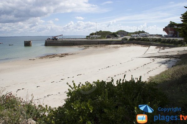 Photo de la plage de Beg Rohu à St Pierre Quiberon