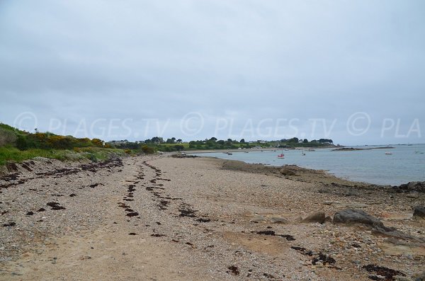 Plage de galet de Beg Vilin - Côte des Ajoncs - Plougrescant