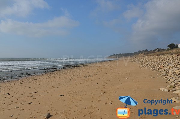 Photo de la plage de la Ragnette - Saint Vincent sur Jard