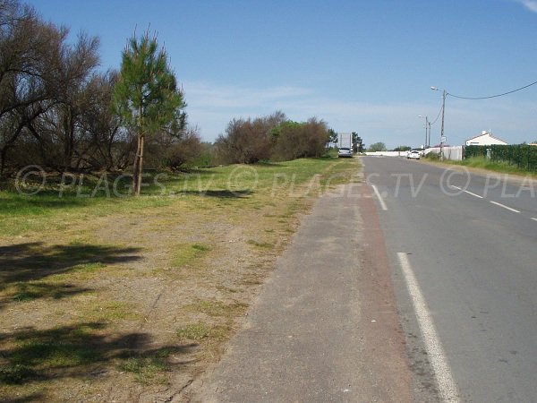 Road of Belle Henriette in La Tranche sur Mer