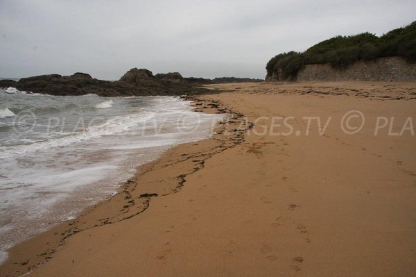 Plage de La Turballe à la limite de Piriac sur Mer