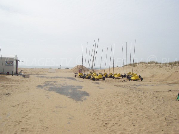 sand yachting in La Faute sur Mer