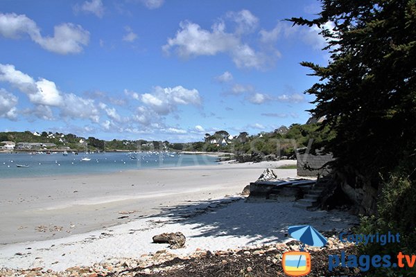 Photo de la plage de Beniguet à Saint Pabu