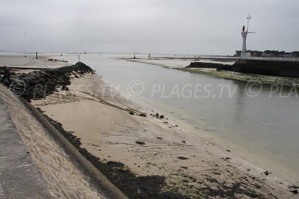 Harbor and beach of La Baule - Esplanade Benoit