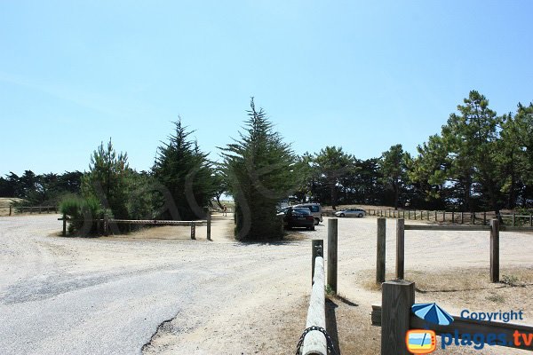 Parking de la plage de la Bergère - La Barre de Monts