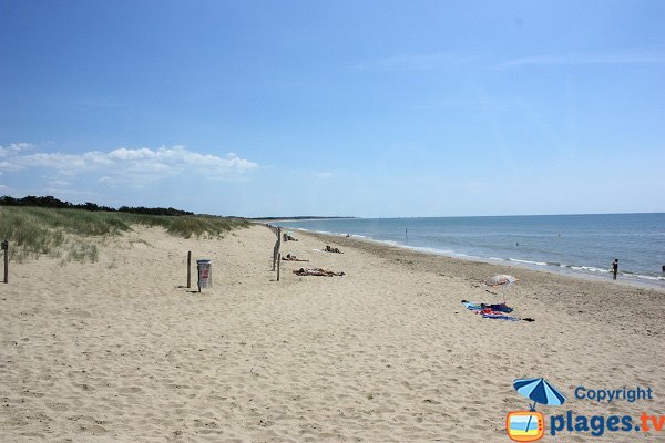 Photo de la plage de la Bergère à La Barre de Monts