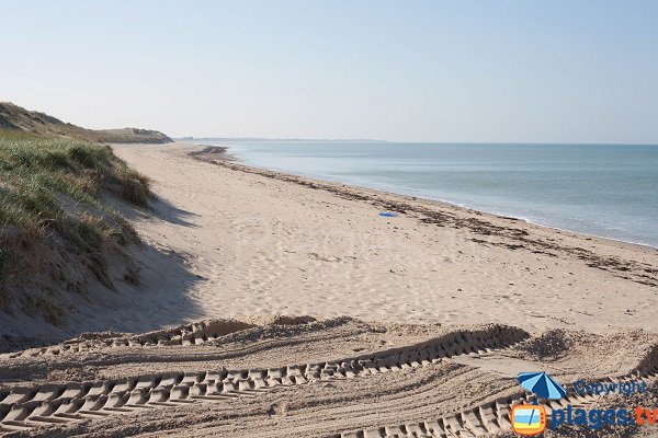 Plage au sud de Pirou