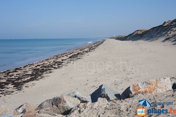 Photo de la plage de la Bergerie à Pirou