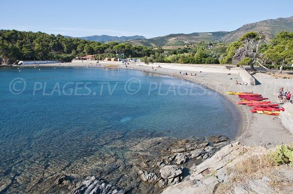 Strand von Bernardi in der Bucht von Paulilles in Port Vendres 66