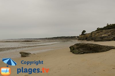 Plage à La Bernerie en Retz côté nord