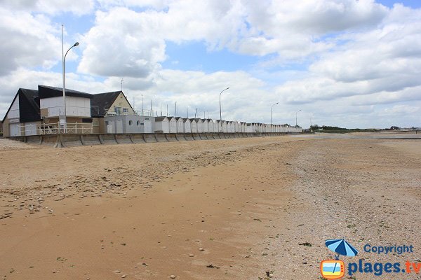 Plage principale de Bernières sur Mer