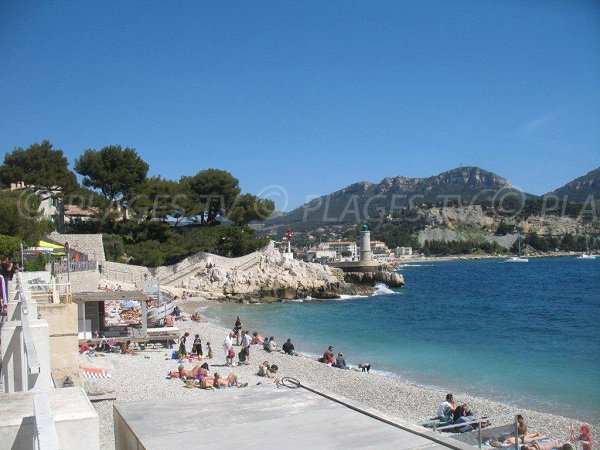 Spiaggia del Bestouan della penisola di Cassis - Francia