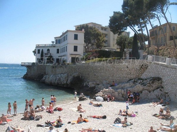 Strand öffentlicher Bestouan in Cassis