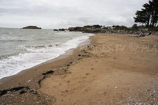 Cove near the point of Bile in Pénestin