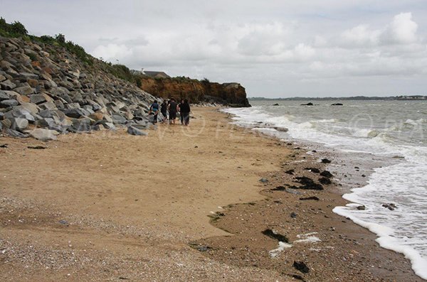 Point Bile cove in Pénestin