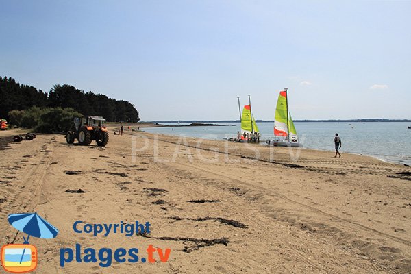 Plage confidentielle sur l'ile d'Arz - Bilhervé