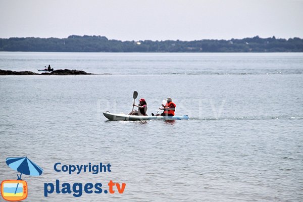 Kayak on the island of Arz - Bilhervé