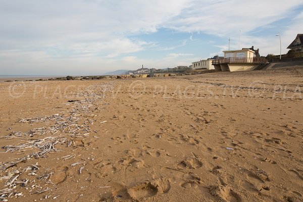 Photo of the Bizontine beach in Cabourg in France