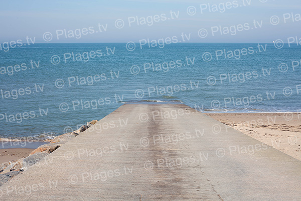 Cale de la plage nord de Blainville-sur-Mer