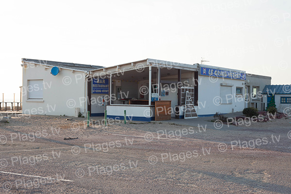 bar de la plage sud de Blainville-sur-Mer