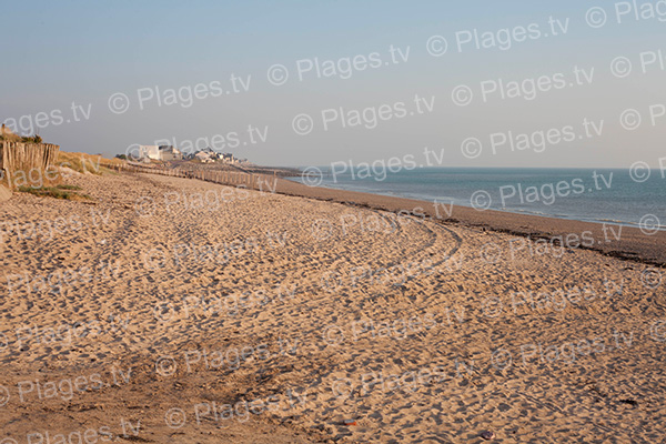 grande plage sud de Blainville-sur-Mer