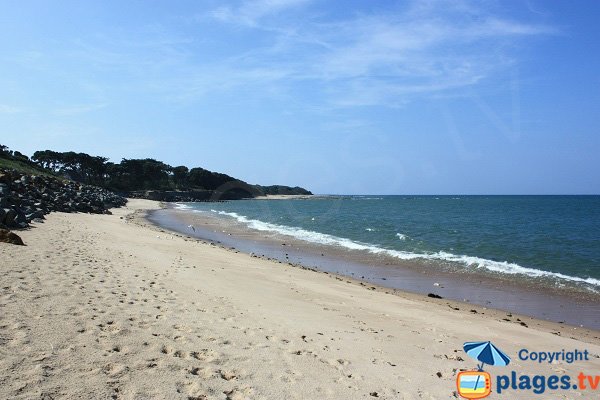 Plage au niveau du bois de la Blanche à Noirmoutier