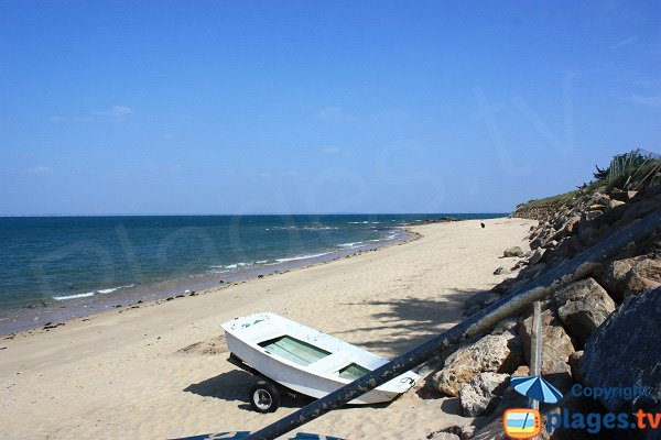 Blanche beach in Noirmoutier in France