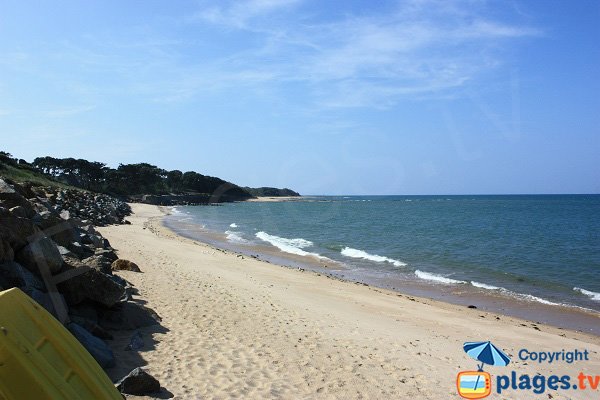 Photo de la plage de la Blanche à Noirmoutier