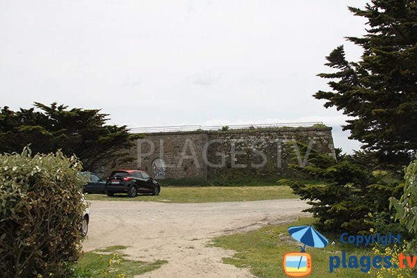 Ancien fort à côté de la plage du Conquet