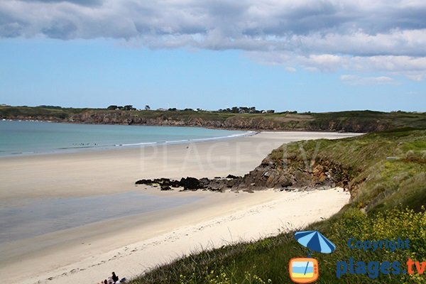 Photo de la plage des Blancs Sablons à Le Conquet