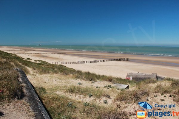 Blériot-Plage vue vers le sud