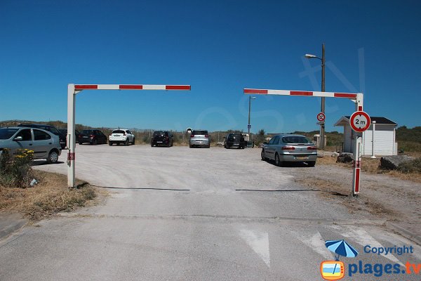 Parking of the Blériot beach