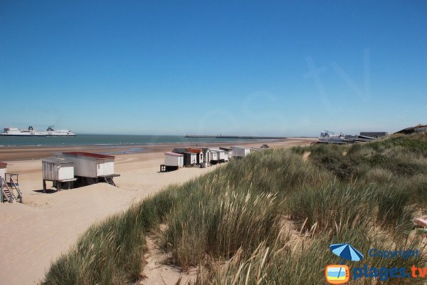 Photo of the beach of Blériot in France