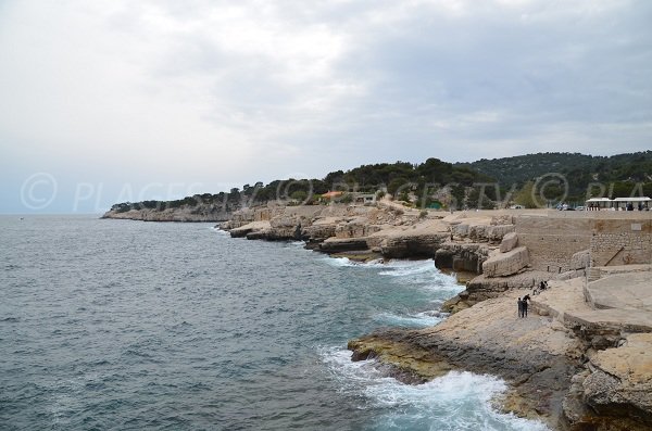 Blue beach of Cassis - France