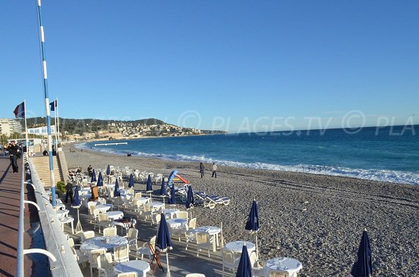 Private beach in Nice - Blue Beach