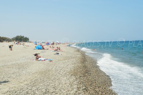 Spiaggia di Elne in estate - Bocal de Tech