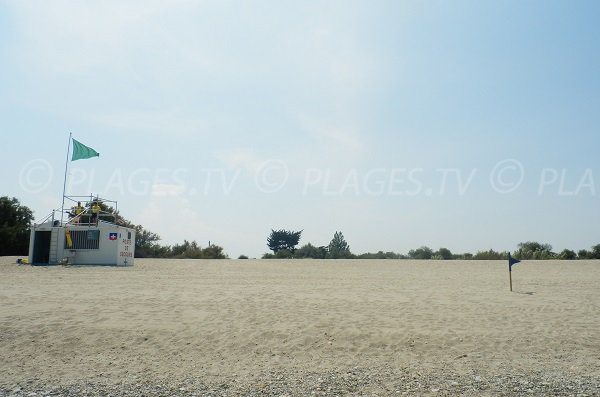 Lifeguard station of Elne beach