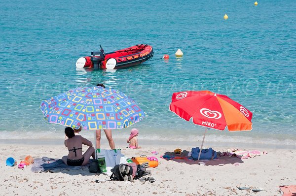 Botre beach in Corbara nearly to Ile Rousse