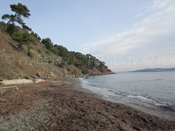 Plage du Boeuf à La Seyne sur Mer dans le Var