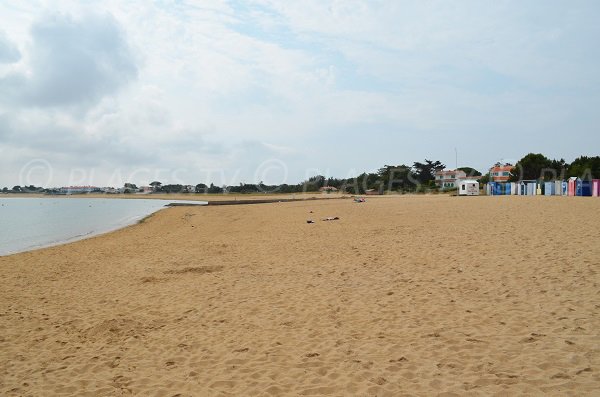 Beach next to the port of St Denis d'Oléron - France