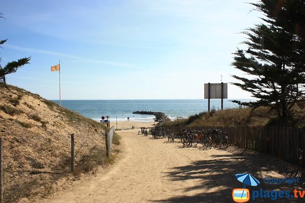 Access to Boisvinet beach - Jard sur Mer