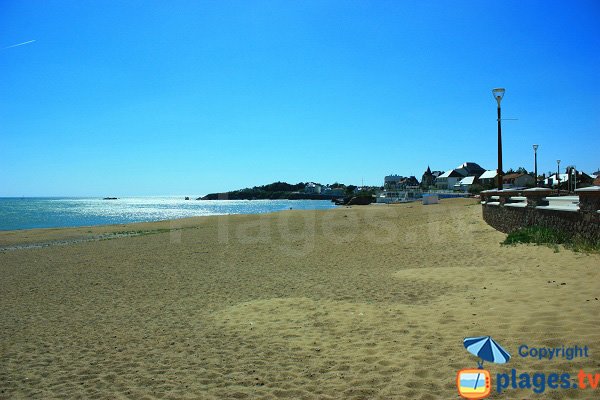 Photo de la plage de Boisvinet à St Gilles Croix de Vie