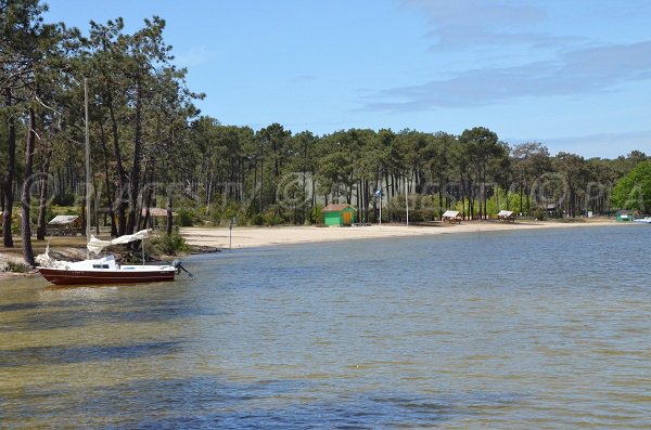 Bombannes beach - Carcans lake - France