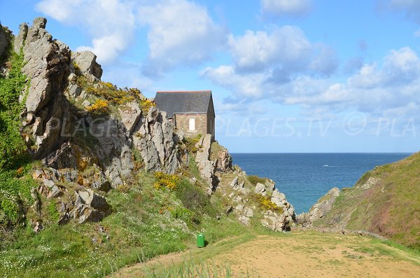 Maison à côté de la plage Bonaparte en Bretagne