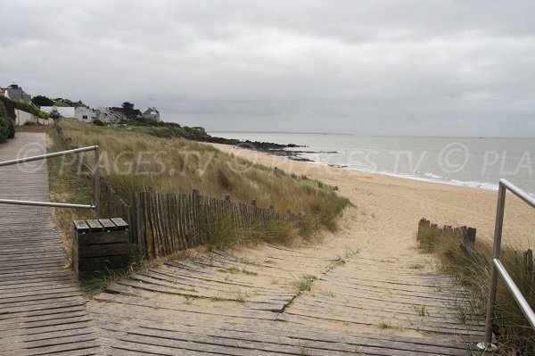 Accesso alla spiaggia di La Bonne Anse a Pornichet